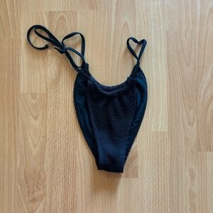 Black bikini bottoms